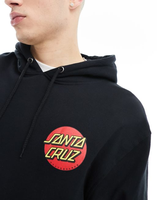 Santa cruz classic on sale dot spider black hoodie