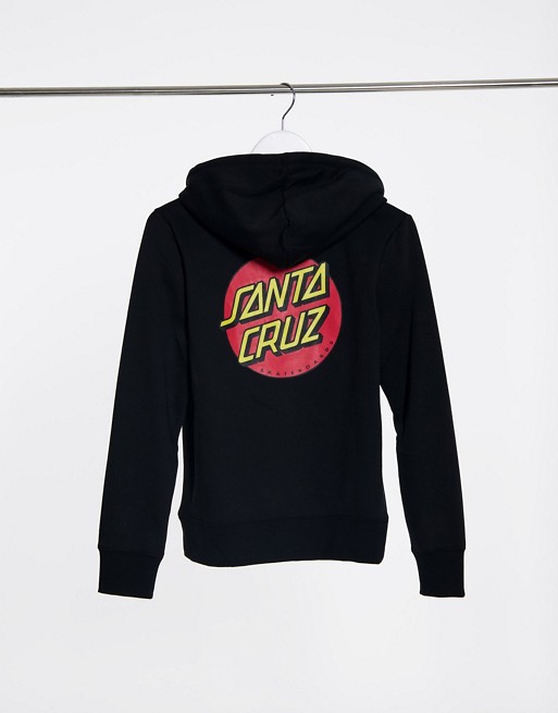 Santa Cruz Classic Dot hoodie in black