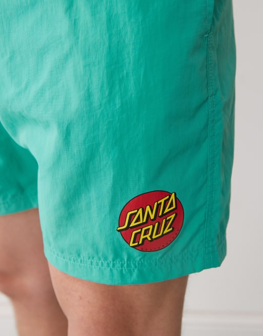 Santa Cruz Classic Dot logo swimshorts in blue, 3 of 4