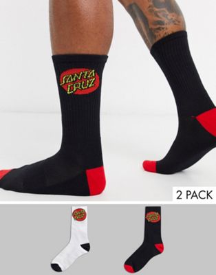 Santa Cruz - Classic Dot - Set van 2 paar sokken in verschillende kleuren-Multi