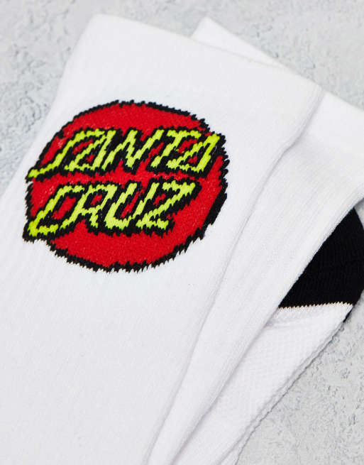 Santa Cruz - Classic Dot - Set van 2 paar sokken in wit en zwart, 4 van 4