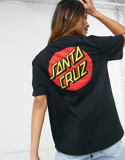 Santa Cruz Classic Dot t-shirt in black