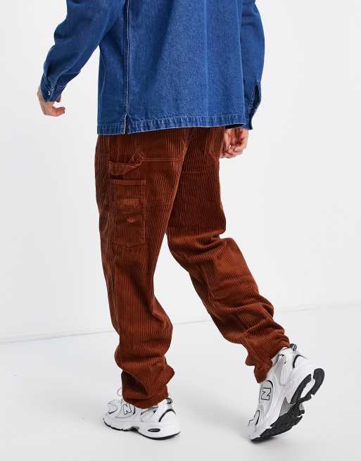 Santa Cruz classic painters corduroy pant in brown ASOS