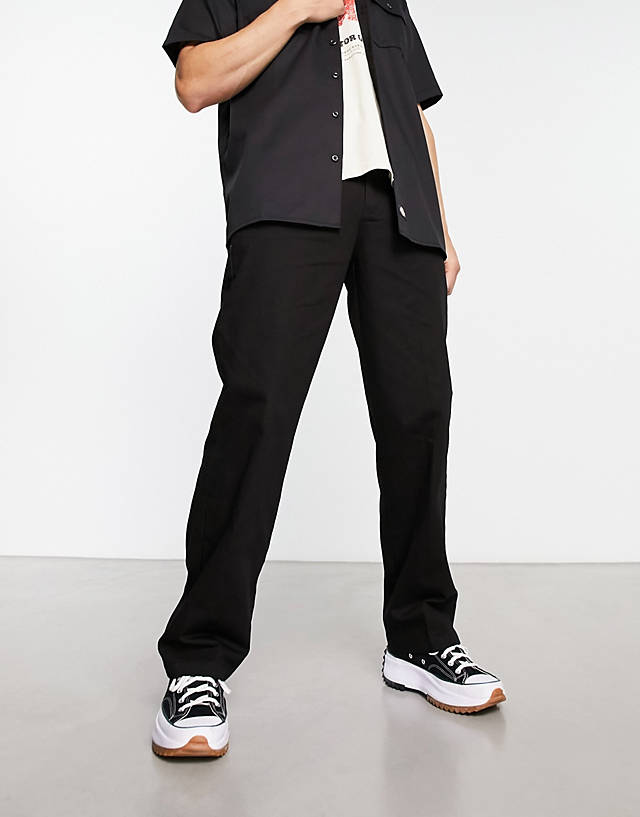 Santa Cruz - classic workpant trousers in black