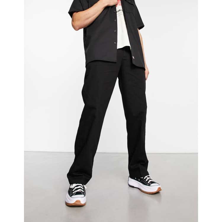 Santa Cruz classic workpant trousers in black ASOS