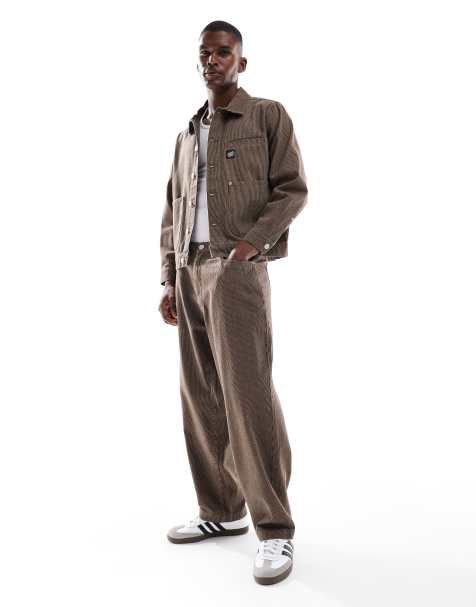 Santa Cruz co-ord regular fit brown stripe co-ord - view 1