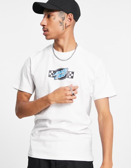 Santa Cruz – Contest Oval – T-Shirt in Weiß