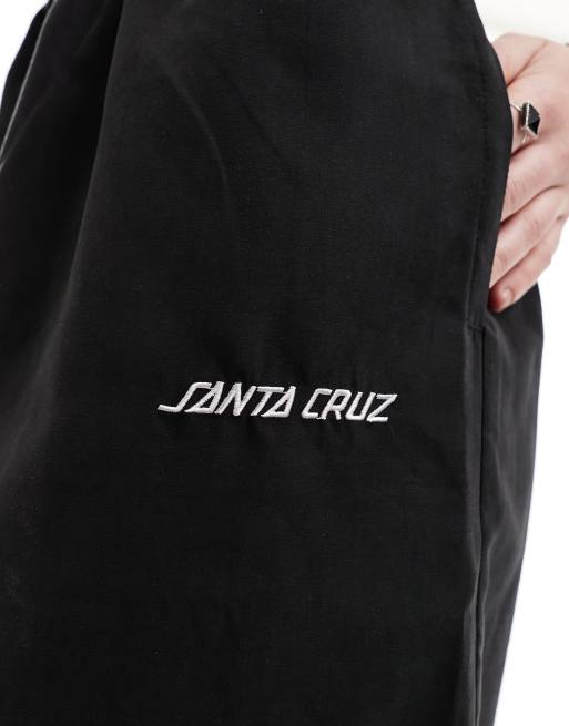 Santa Cruz – Czarna dresowa spódnica midi, 3 z 5