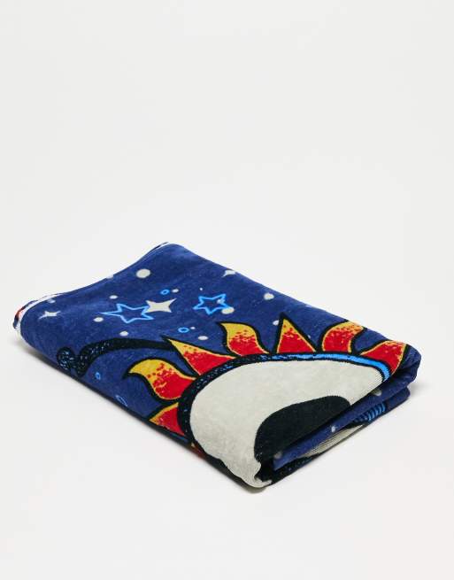 Santa Cruz - Dark Arts - Gestippelde handdoek met print, 3 van 4