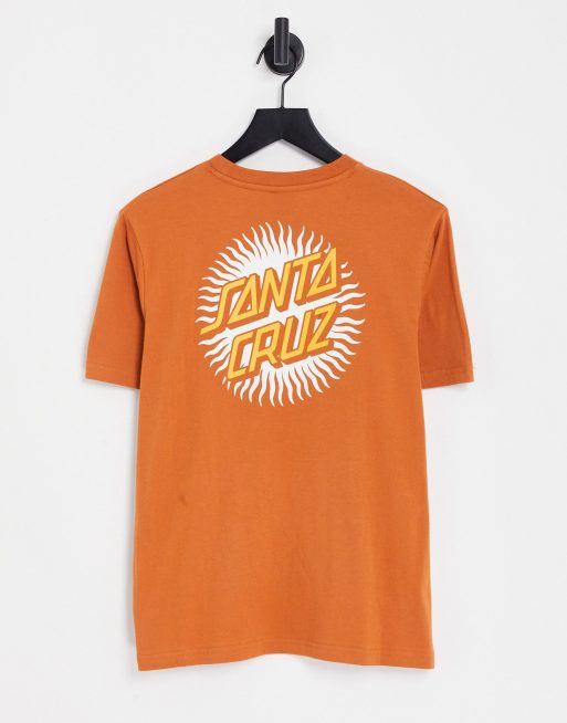 Santa Cruz Daylight Dot – Pomarańczowy T-shirt