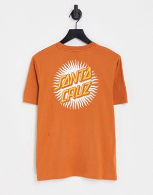 Santa Cruz daylight dot t-shirt in orange