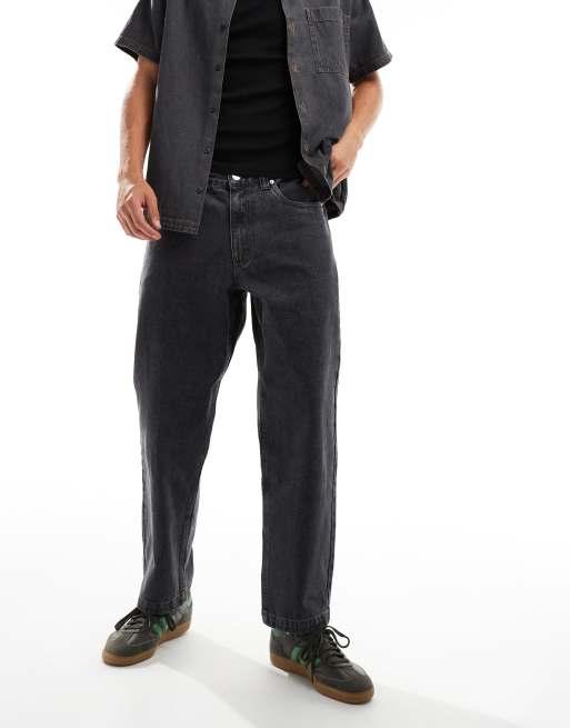 Santa Cruz - Denimjeans med poset pasform i forvasket sort, 2 af 5