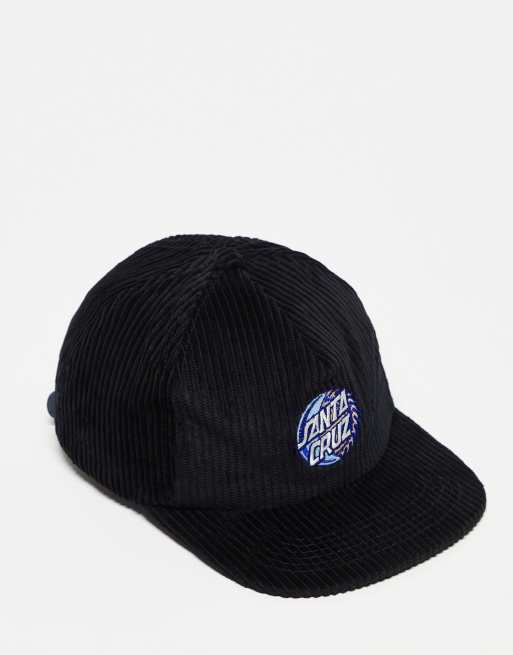 Santa Cruz eclipse cord cap in black ASOS