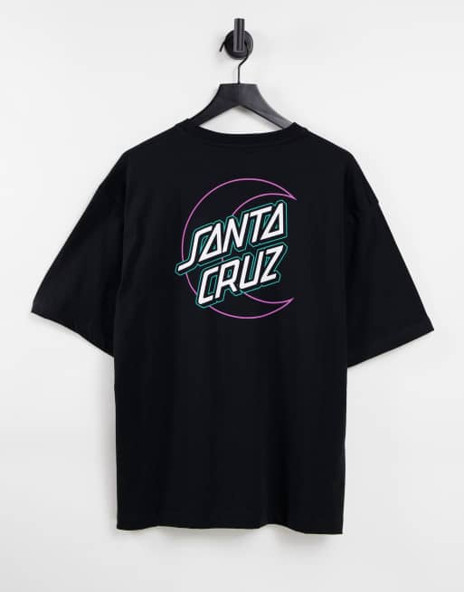 Santa Cruz - Empty Moon - Sort T-shirt med rygprint - BLACK