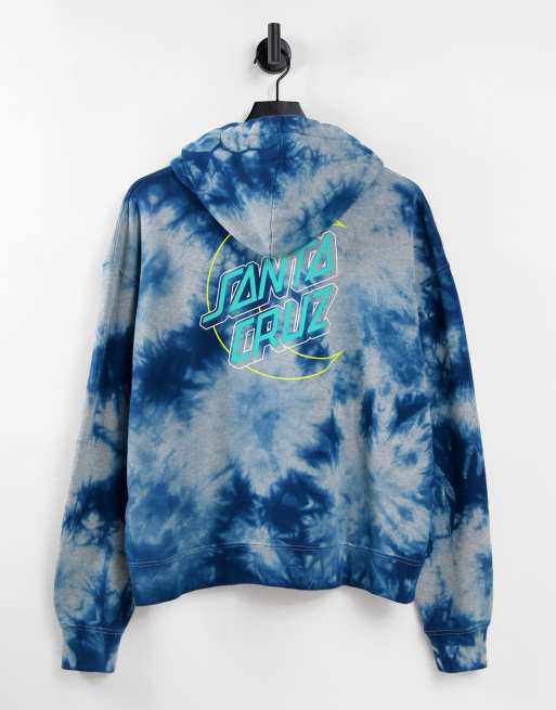 Santa Cruz empty moon tie dye hoodie in multi MULTI ASOS