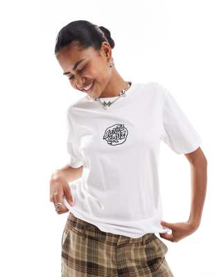 Santa Cruz Santa Cruz fever dream logo t-shirt in white