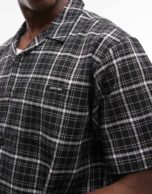 Santa Cruz - Flint - Chemise manches courtes à carreaux - Noir, 3 de 5