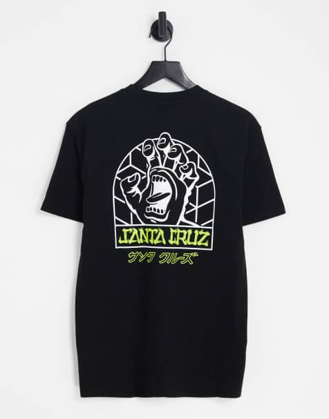 Santa Cruz forge hand back print t-shirt in black - view 1