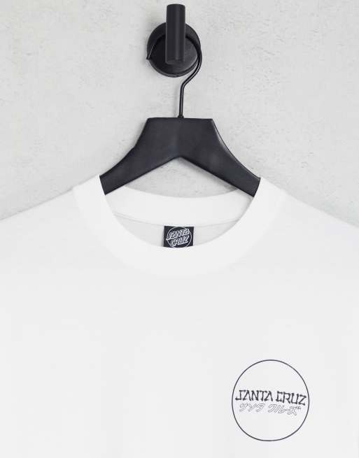 Santa Cruz - Forge Hand - T-shirt met print op de achterkant in wit, 2 van 4