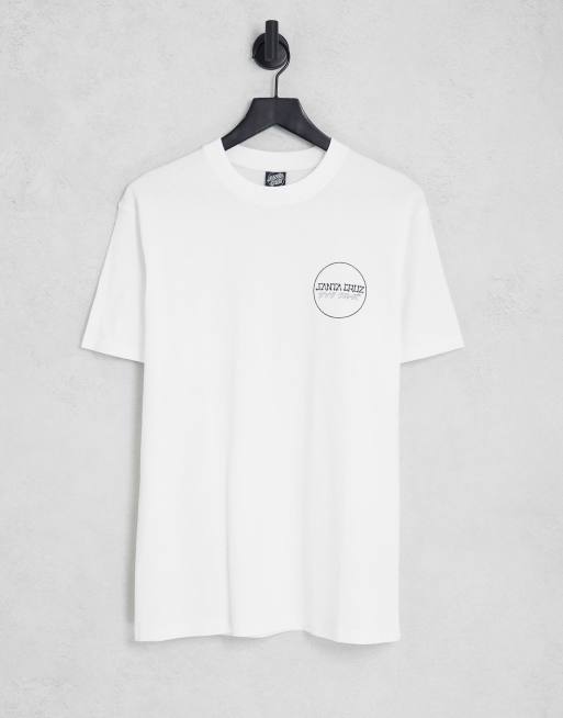Santa Cruz - Forge Hand - T-shirt met print op de achterkant in wit, 4 van 4