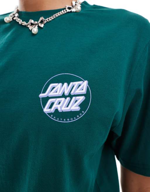 Santa Cruz – Grön t-shirt med rund logga, 4 av 4