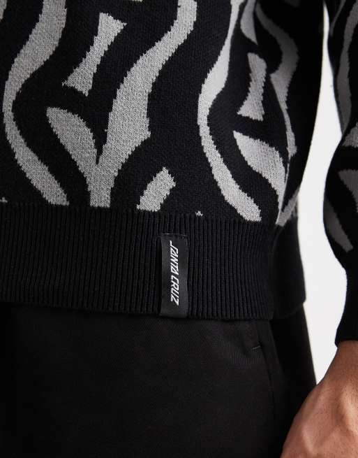 Santa Cruz - Harmon - Gilet zippé à motif - Noir, 5 de 5