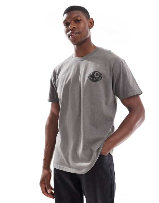 Santa Cruz heavyweight loose fit pigment dyed 8 ball logo with