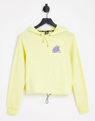 Santa Cruz hoodie with logo in yellow