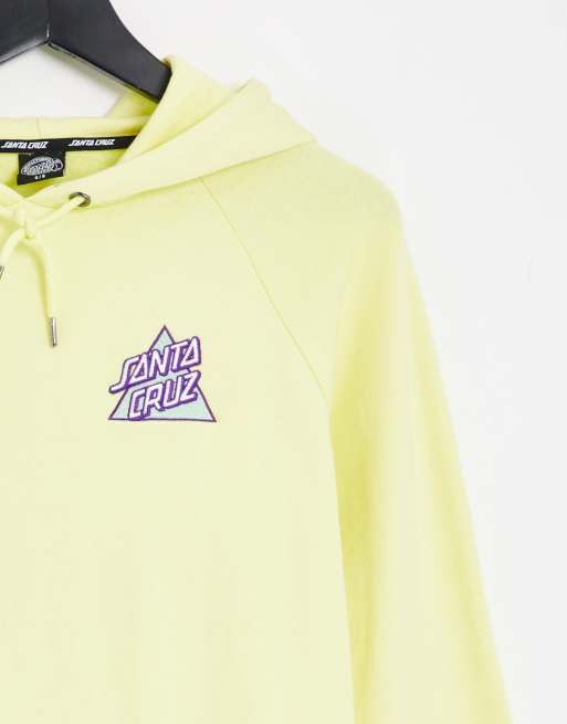 Yellow santa hot sale cruz hoodie