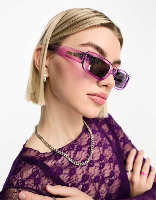 Santa Cruz inferno sun glasses in lilac ASOS