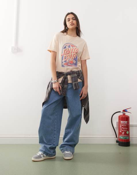 Santa Cruz - Kamp retraite T-shirt in beige - view 1