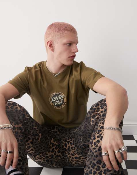 Santa Cruz – Khakifärgad t-shirt med liten logga - view 1