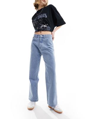 Santa Cruz - Klassische Baggy-Jeans in bleichblauer Waschung