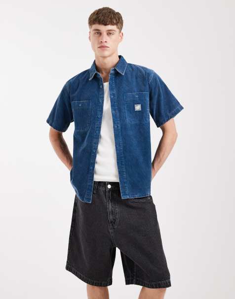 Santa Cruz – Locker geschnittene Shorts in Schwarz mit Stempelprint - view 1