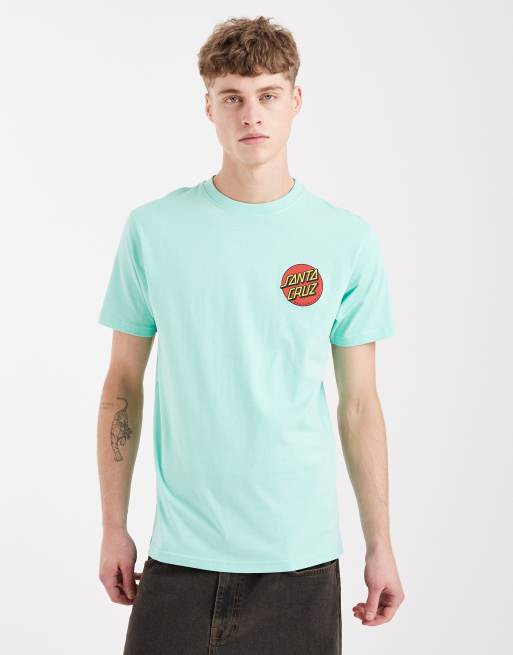Santa Cruz logo back print t-shirt in mint, 3 of 5