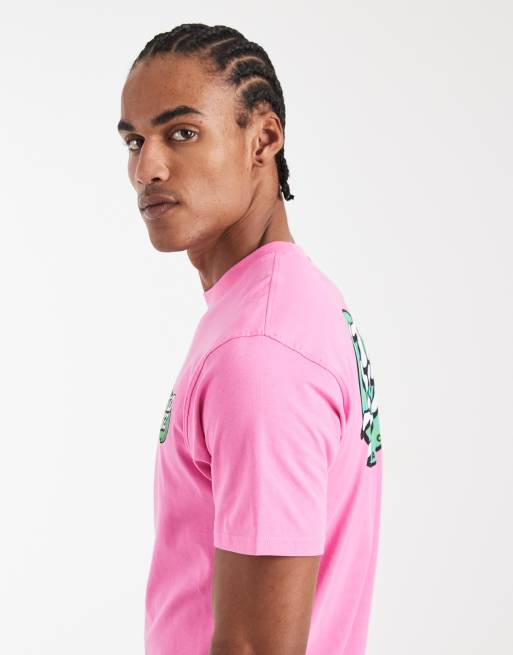 Santa Cruz logo back print t-shirt in pink, 4 of 5