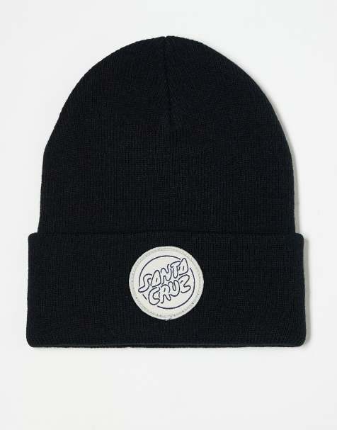 Santa Cruz logo beanie in black - view 1