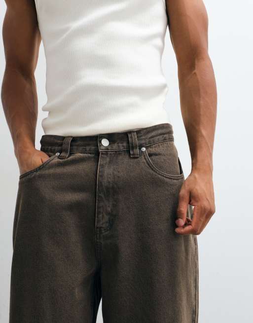 Santa Cruz loose fit jeans in brown, 5 of 5