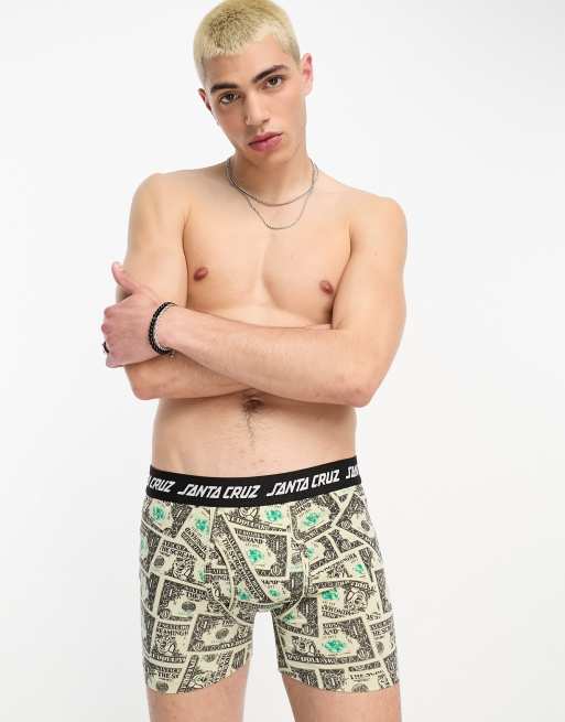 Santa Cruz mako dollar boxer brief in multi