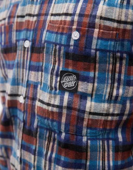 Santa Cruz - Milo - Chemise manches courtes à carreaux - Multicolore, 3 de 5