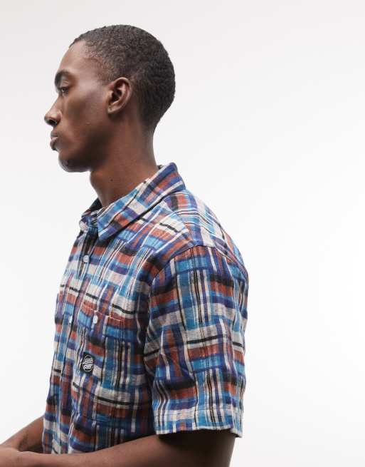 Santa Cruz - Milo - Chemise manches courtes à carreaux - Multicolore, 4 de 5