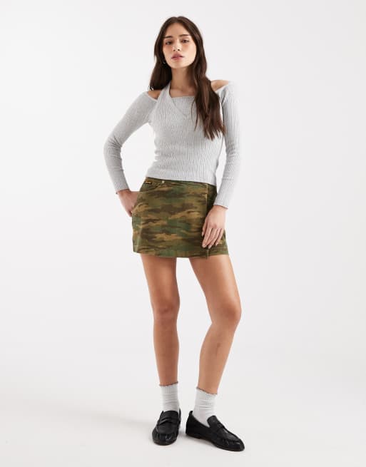 Santa Cruz - Mini jupe-short classique à imprimé camouflage foncé, 2 de 5