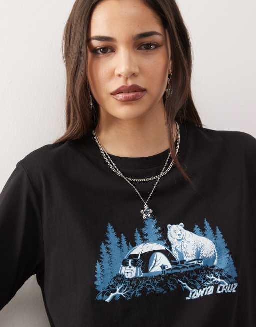 Santa Cruz - Mini Strip - T-shirt motif forêt - Noir, 3 de 4