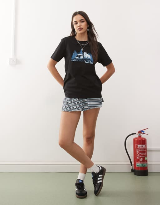 Santa Cruz - Mini Strip - T-shirt motif forêt - Noir, 4 de 4
