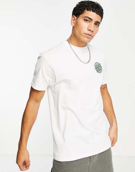 Santa Cruz mixed up dot backprint t-shirt in white