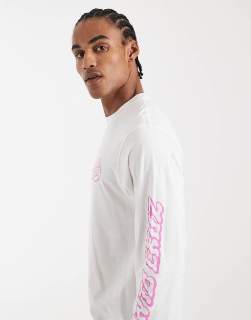 Santa Cruz mono graphic long sleeve t-shirt in white, 4 of 5