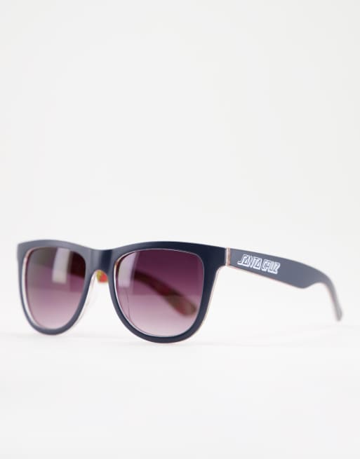 Santa Cruz multi classic dot sunglasses in navy ASOS