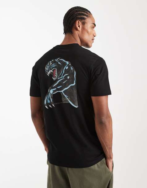 Santa Cruz - Natas - T-shirt à imprimé panthère - Noir - view 1