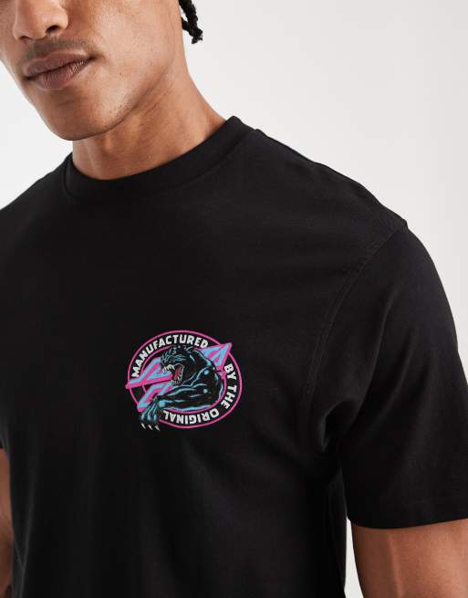 Santa Cruz - Natas - T-shirt à imprimé panthère - Noir, 5 de 5