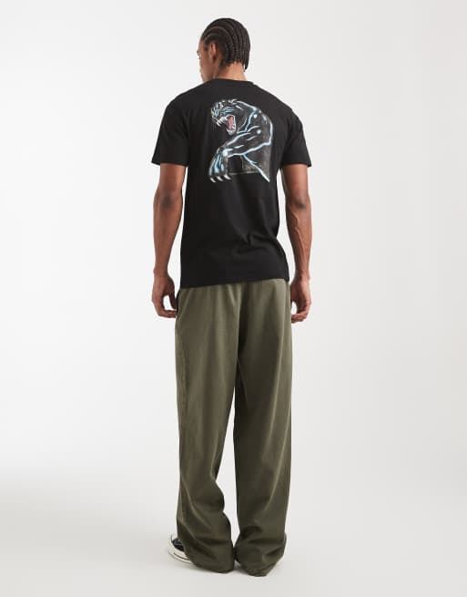 Santa Cruz - Natas - T-shirt con stampa con pantera nera, 2 di 5